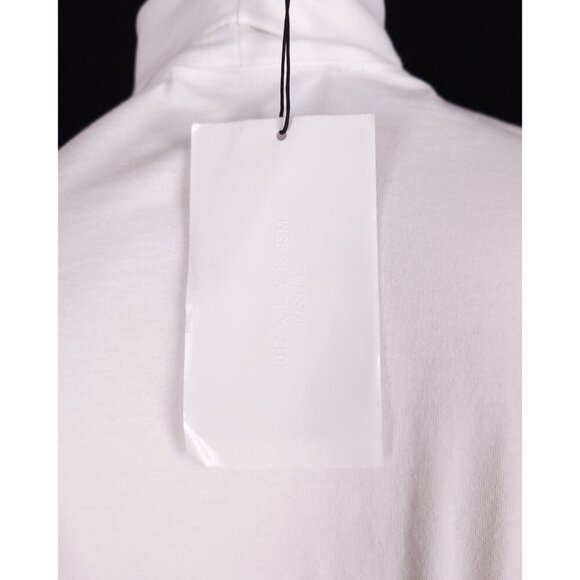 1017 ALYX 9SM Logo-Print Jersey Rollneck T-Shirt Size M Mens White $180 - Picture 8 of 16